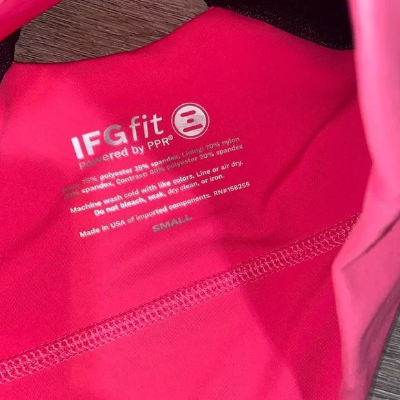 IFGfit now FORME Posture Bra Size Small Pink & Black color - Picture 3 of 5